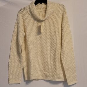 𝅺sonoma Life & Style Long Sleeve Cowl Neck Sweater